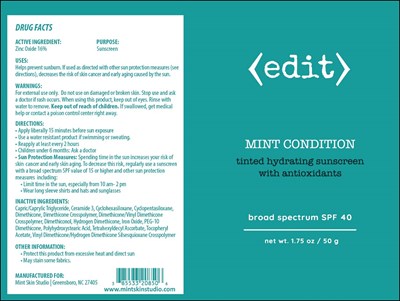 Package Label (Mint 208)